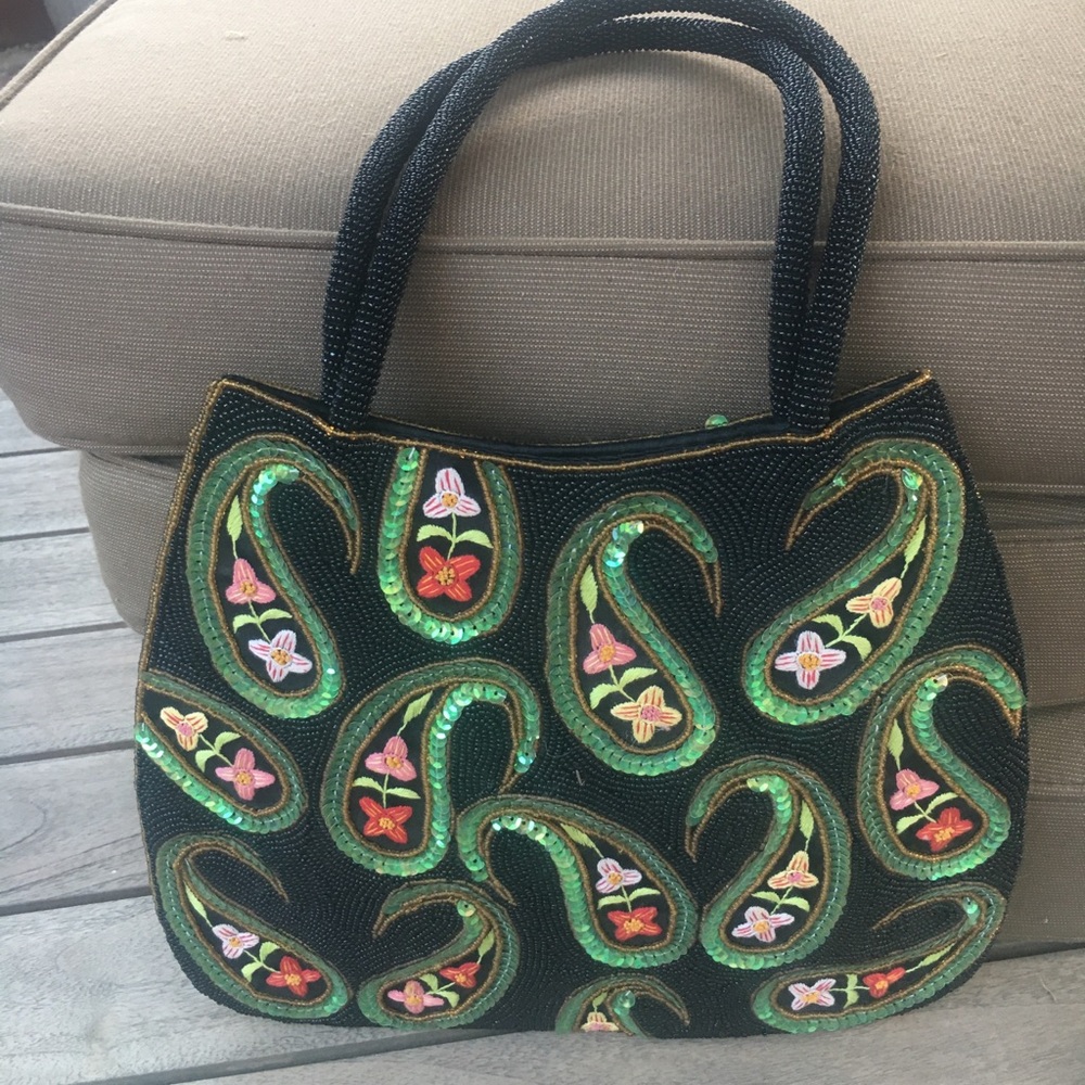 Beaded purse/over shoulder bag